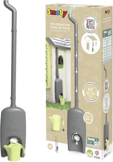 Gouttière avec réservoir d’eau de pluie et arrosoir pour maisonnettes SMOBY