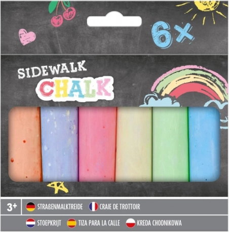 Craies de trottoir 6 pcs