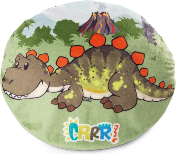 Coussin réversible NICI Dino Tony-Rex fossiles phosphorescents dans le noir