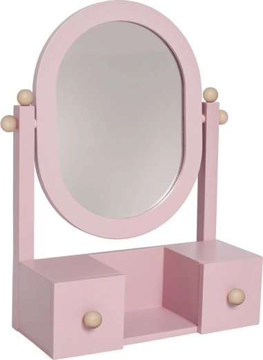 Miroir de toilette pour enfants Jabadabado rose