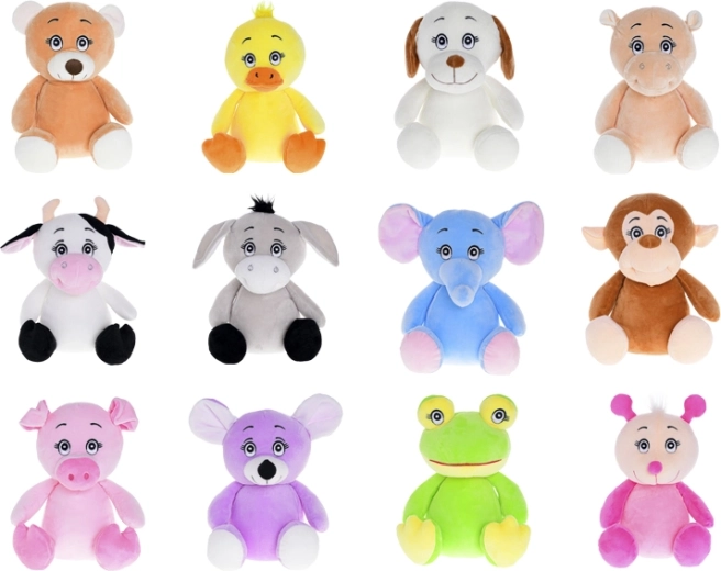 Vache en peluche 25 cm – jouet assis doux pour enfants dès la naissance