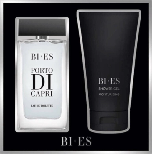 Bi-Es Porto di Capri coffret cadeau pour homme – eau de parfum 90 ml + gel douche 150 ml