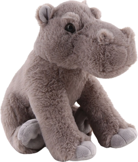 Hippopotame en peluche assis 24 cm