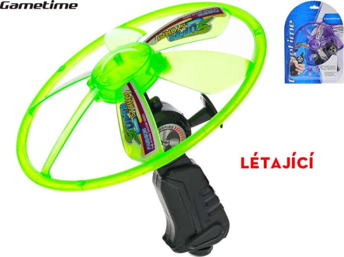 Disque volant Gametime avec lanceur pour enfants