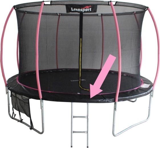 Couvre-ressorts pour trampoline Sport Max 10 ft noir et rose
