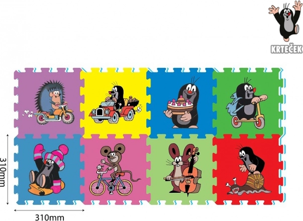 Tapis en mousse LA PETITE TAUPE 29 × 29 cm