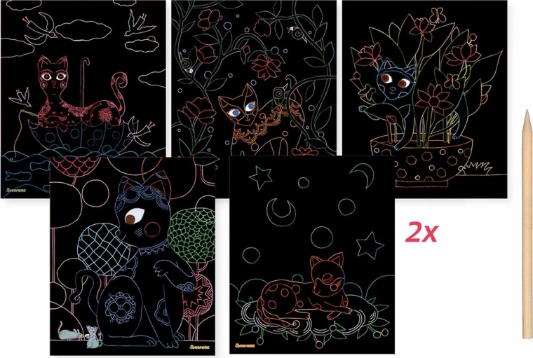 Artissimo images à gratter chats