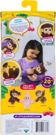 Little Live Pets singe interactive miniature Chikki Cherry
