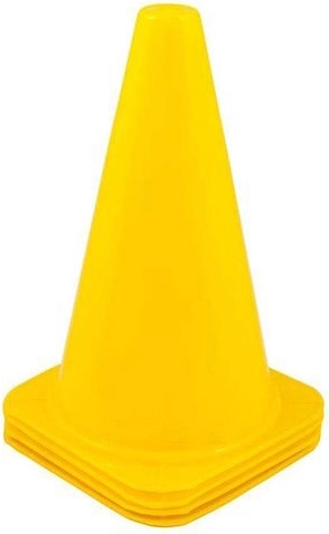 Cône sportif d’entraînement Merco 23 cm jaune - 1 pièce
