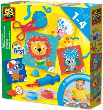 SES My First pâte à modeler – jeu de coiffeur