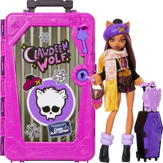 Poupée Monster High Clawdeen Wolf – vacances effrayantes avec surprises