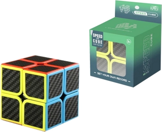 Cube logique avec arêtes colorées