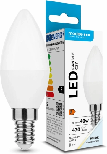 Ampoule LED bougie E14 4,9 W 470 lm blanc froid