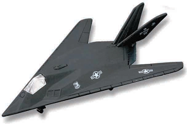 Avion Maisto Fresh Metal Tailwinds F-117 Nighthawk noir mat