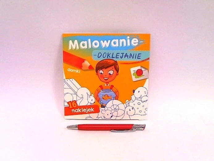 Coloriage et collage d’autocollants : Maisons