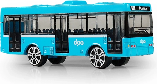 Bus en métal DPO Ostrava bleu 8,5 cm
