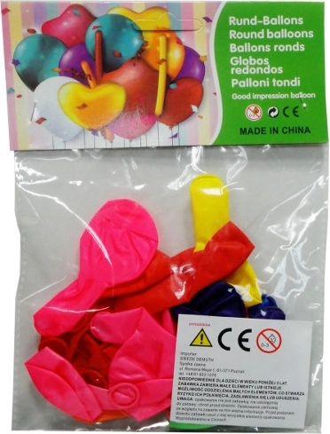 Ballons métallisés – lot de 20 pièces