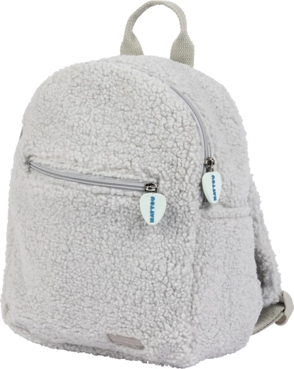 Nattou sac à dos en peluche pour enfants Teddy gris