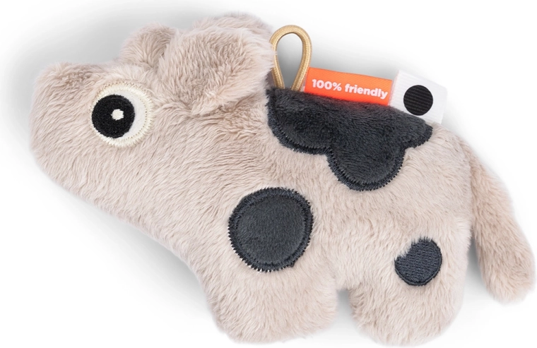 Petit hochet sensoriel Dotti de Done by Deer, couleur sable