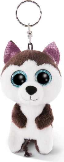 Nici Glubschis porte-clés chien husky Barkley 9 cm - 1 pièce