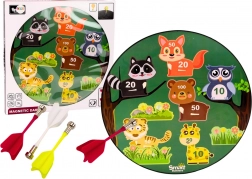jeu de fléchettes magnétique pour enfants avec animaux vert