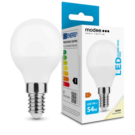 Modee LED ampoule Globe Mini G45 7 W E14 blanc neutre