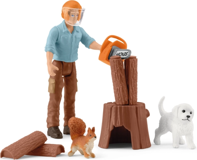 Garde forestier – set de jeu SCHLEICH Pocket Set