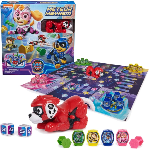 Jeu de société PAW PATROL Meteor Mayhem – jeu de plateau familial 2–4 joueurs, 4+