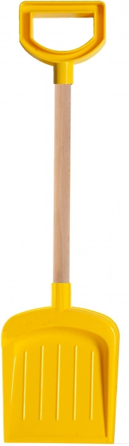 Androni pelle avec manche en bois et poignée 53 cm – jaune