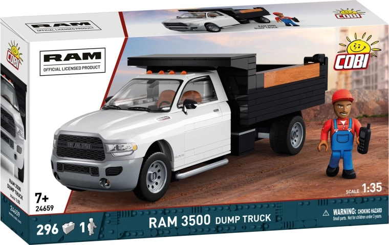 Cobi RAM 3500 benne basculante 1:35 (296 pièces)