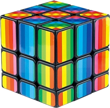 Puzzle Cube Magique Arc-en-ciel