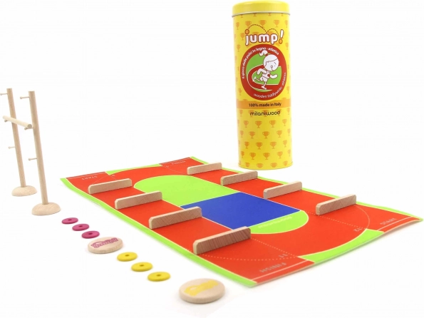 Milaniwood skok! jeu de table athlétique en bois