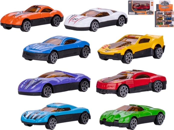 Petite voiture de course en métal 7 cm à roue libre