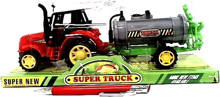 Tracteur avec machine agricole