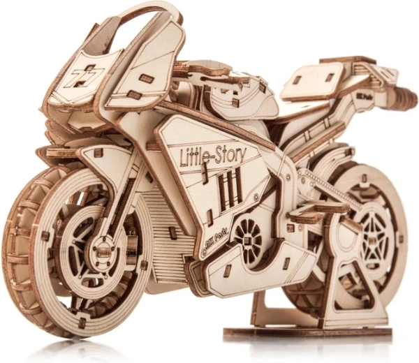Little Story puzzle 3D en bois moto Grand Prix