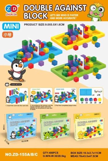 Mini jeu d’adresse formes et cartes – édition grenouille