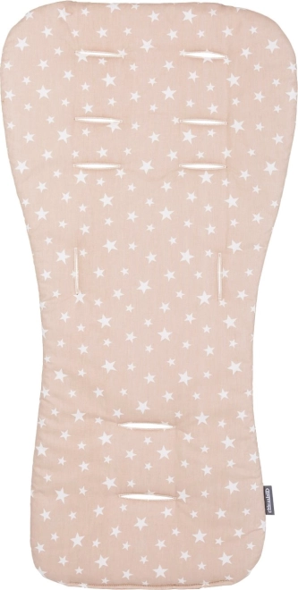 Coussin doux pour poussette Chipolino Beige Stars
