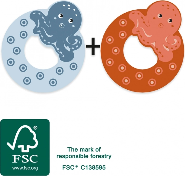 Lettre O en bois de Small Foot