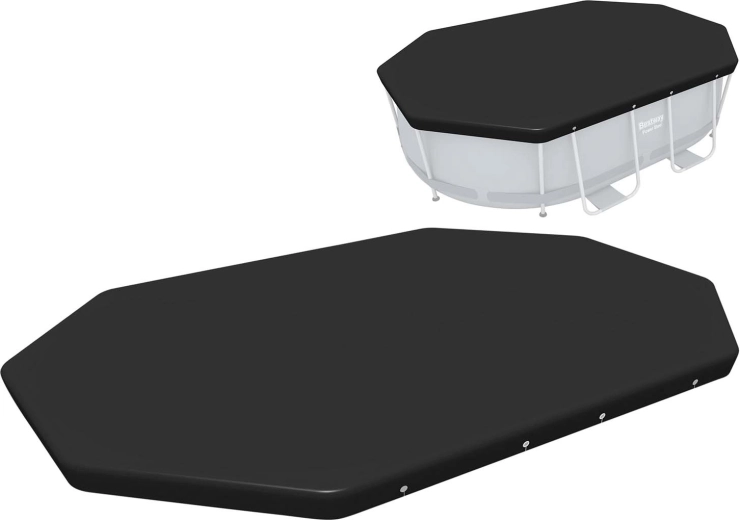 Bâche de couverture pour piscine ovale à cadre 300 × 200 cm BESTWAY