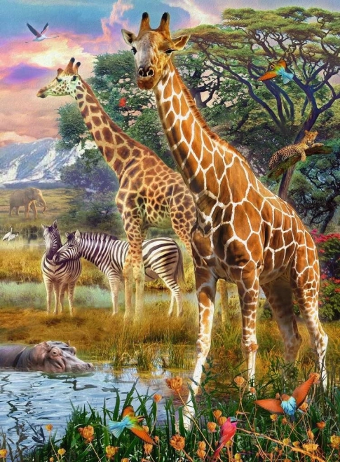 RAVENSBURGER puzzle savane XXL – 150 pièces