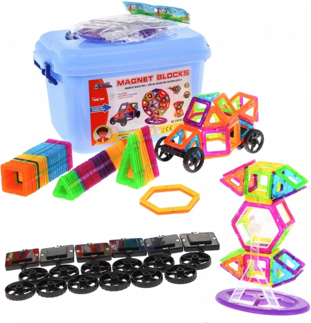 Jeu de construction magnétique Giga ensemble 248 pièces