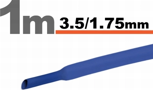 Gaine bleue 3,5 / 1,75 mm