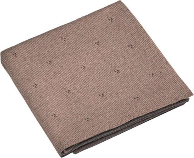 Couverture en mérinos NANNA Apollo taupe