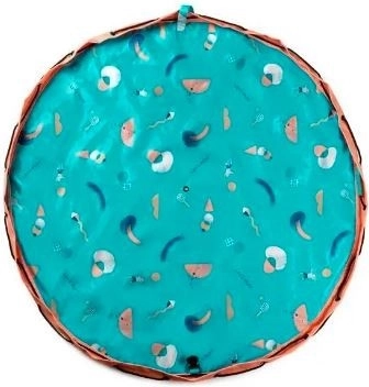 Tapis de jeu et sac à jouets 2-en-1