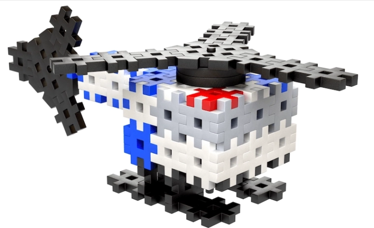 Construisez des véhicules de police et un hélicoptère