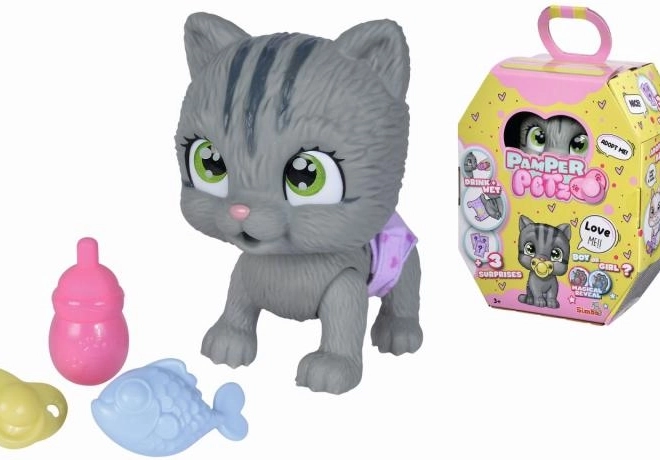 Chaton PAMPER PETZ avec couche