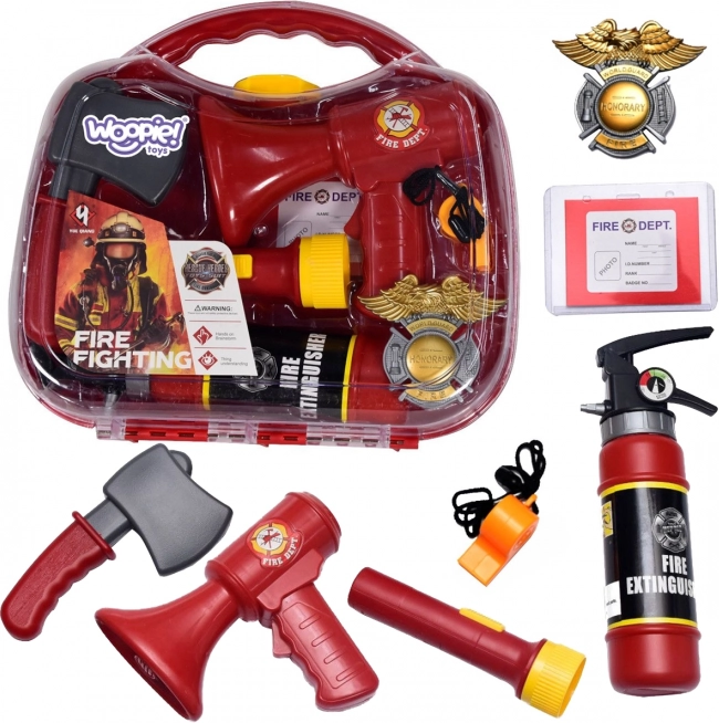Coffret de pompier Woopie avec valisette portable