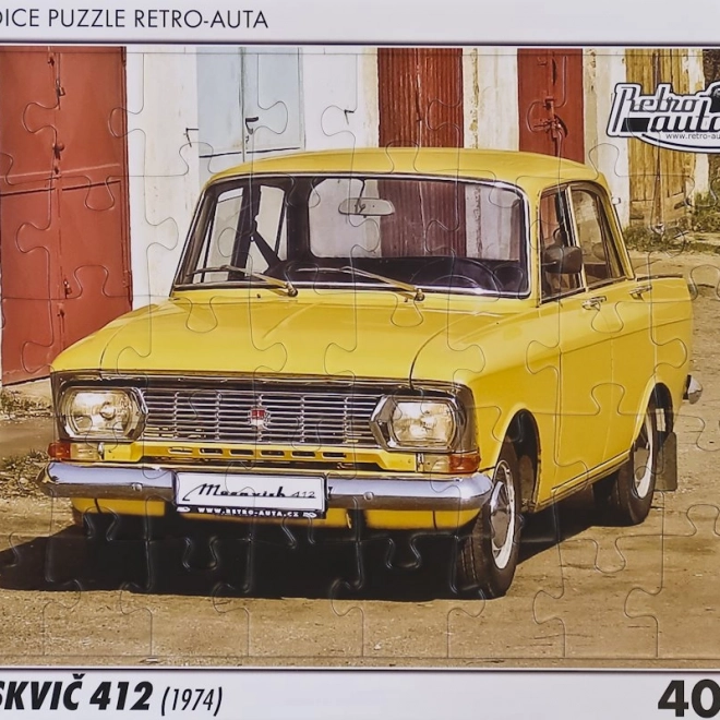 Puzzle rétro Moskvitch 412 (1974) - 40 pièces
