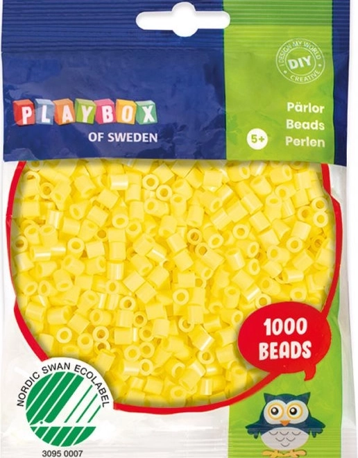 Perles à repasser jaune pastel 1000 pcs