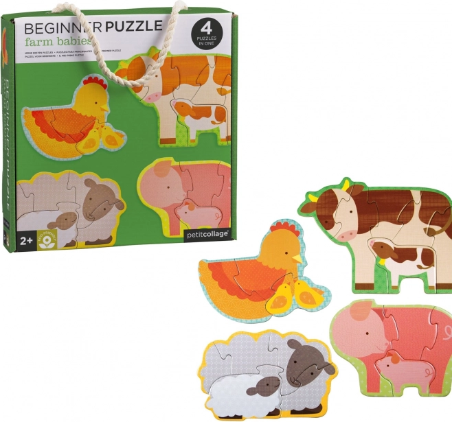 Petit Collage premiers puzzle animaux de la ferme